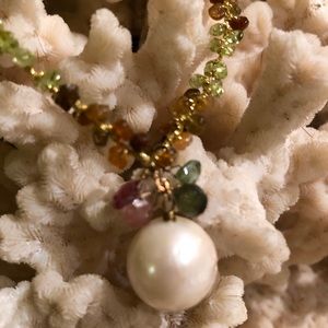 Baroque pearl necklace